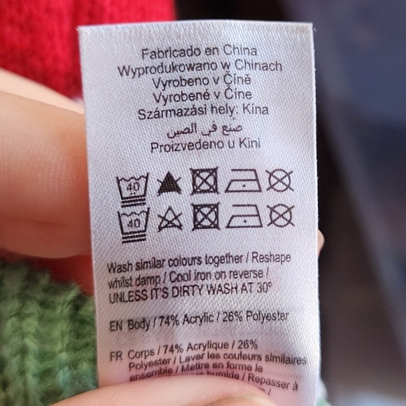 F&F Three Dimensional Reindeer Red Crew Neck Ugly Christmas Sweater Childs 3-4Y - Picture 10 of 10